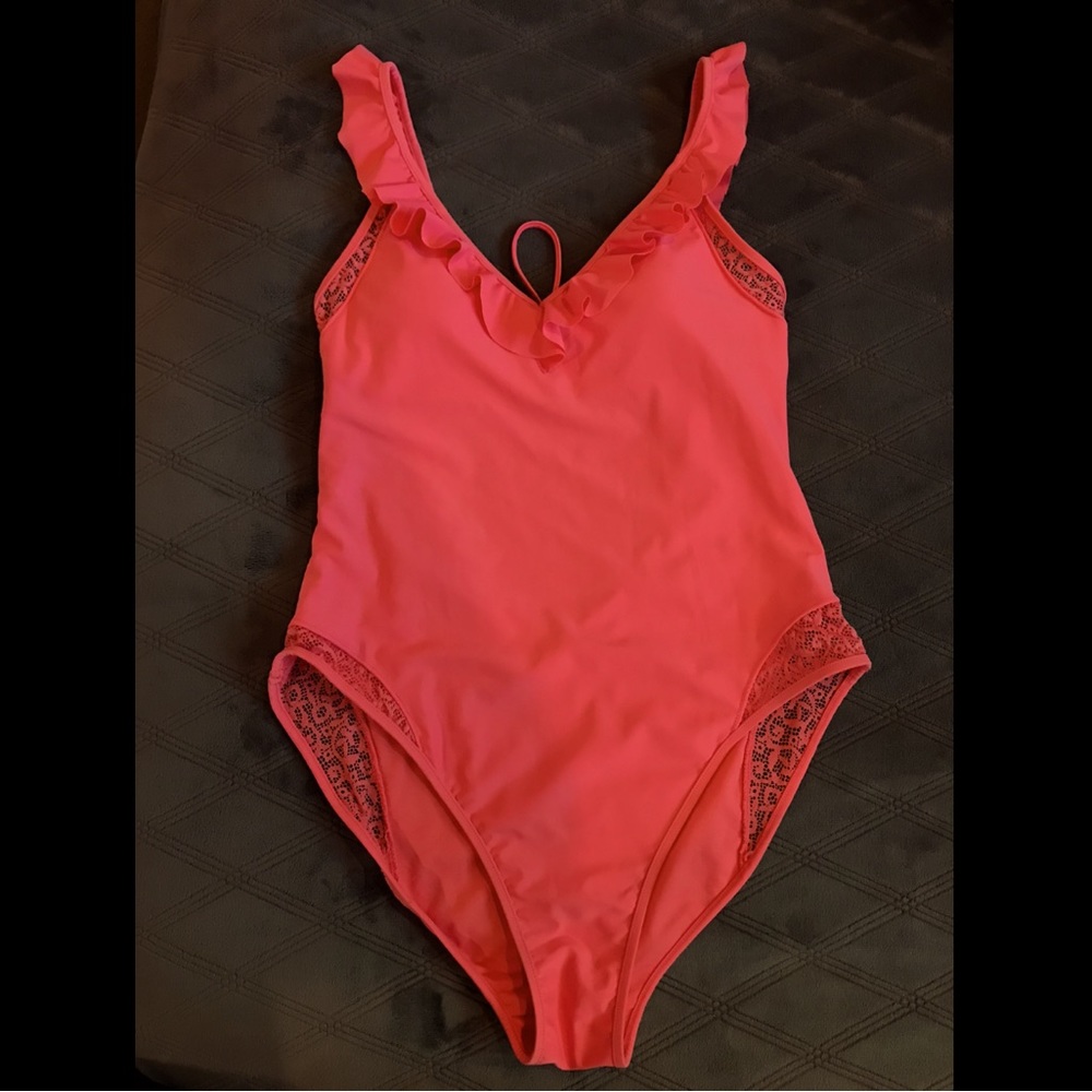 Womens pink NOBO swimsuit - Size large (11-13)